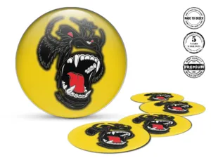 Domed Sticker Style Exclusive Luxury Labels